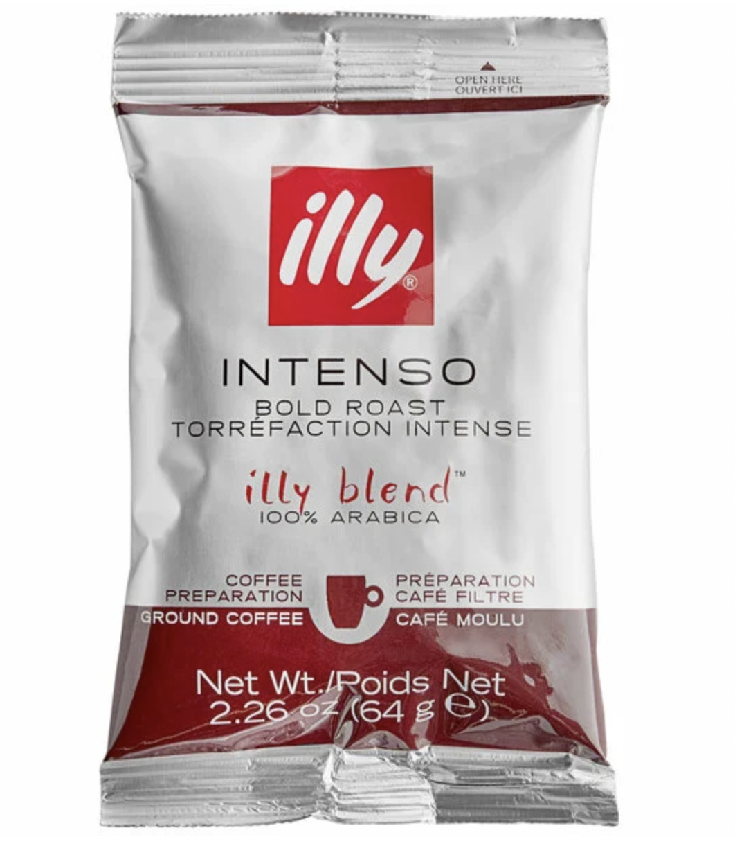 Illy Frac Pack Intenso 64gr (48/pack) — Delizie Foods